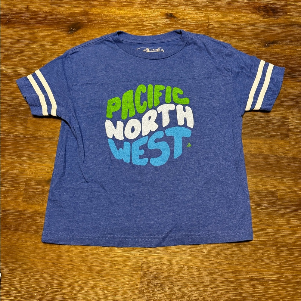 🟡EUC🟡 The Great PNW - Groovy Pacific Northwest T- Shirt - Size 5/6T